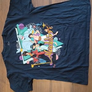 Aladdin Womens shirt Sz Large Cotton Movie Disney Cartoons